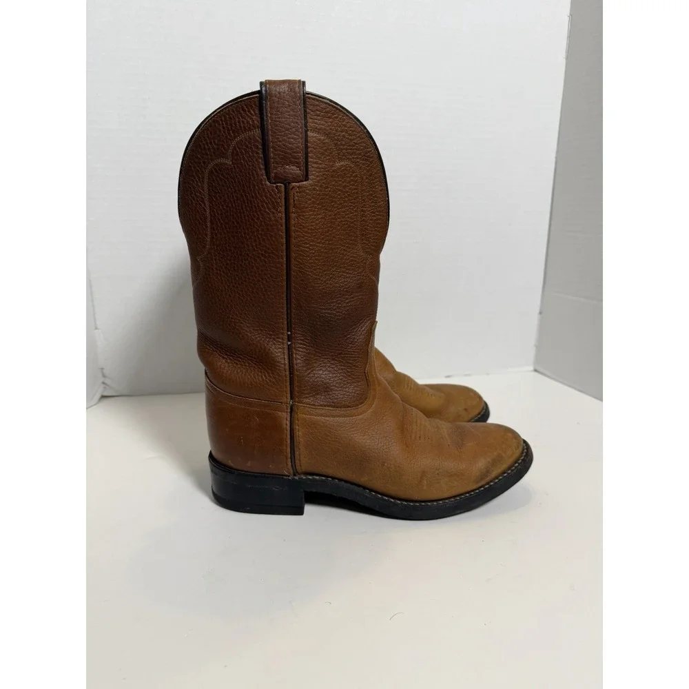 Tony Lama Boots Size 8B Women's Tan Cowboy Western Style VL 3000